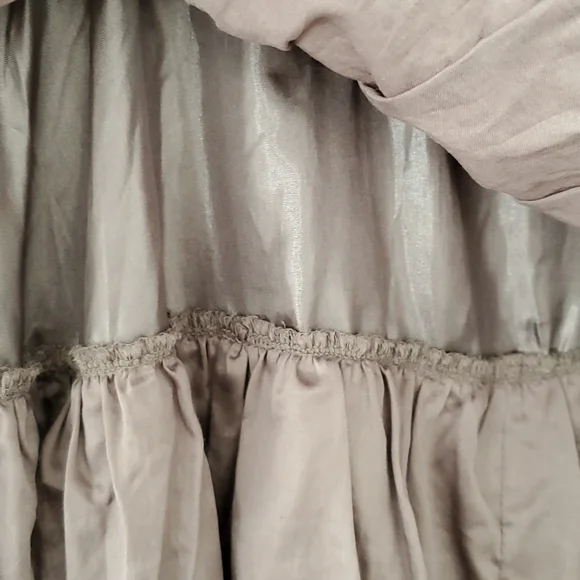 Layered tiered ruffle corset skirt gray - Picture 3 of 8